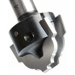 RC-2490 3/4" x 7/16" CNC Insert Nova System Cove/Bead Plunge Bit form for MDF/Wood Cabinet Doors, 1/2" Shank Alt 4 - Image