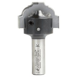 RC-2490 3/4" x 7/16" CNC Insert Nova System Cove/Bead Plunge Bit form for MDF/Wood Cabinet Doors, 1/2" Shank Main - Image
