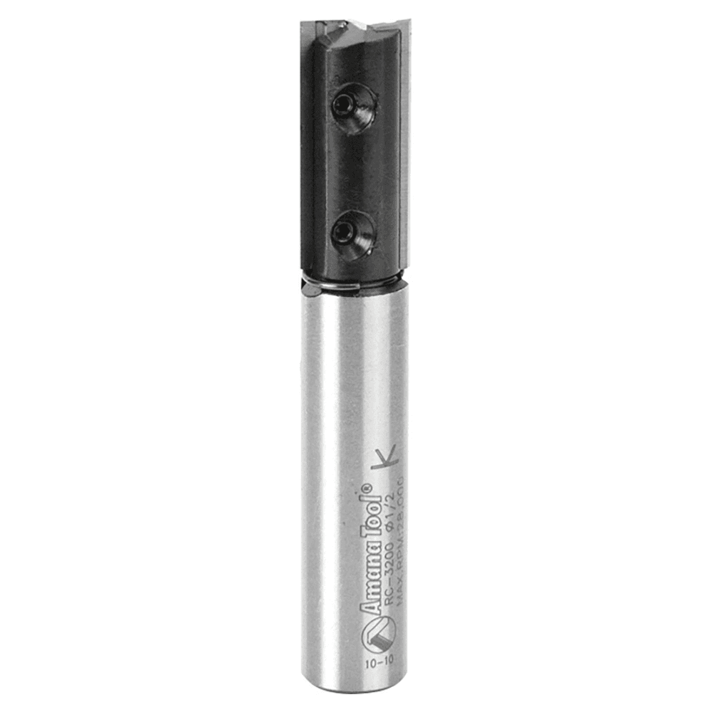 1/2" x 3-1/8" CNC Insert Straight Bit, 2-Flute, 1/2" Shank - Main Image