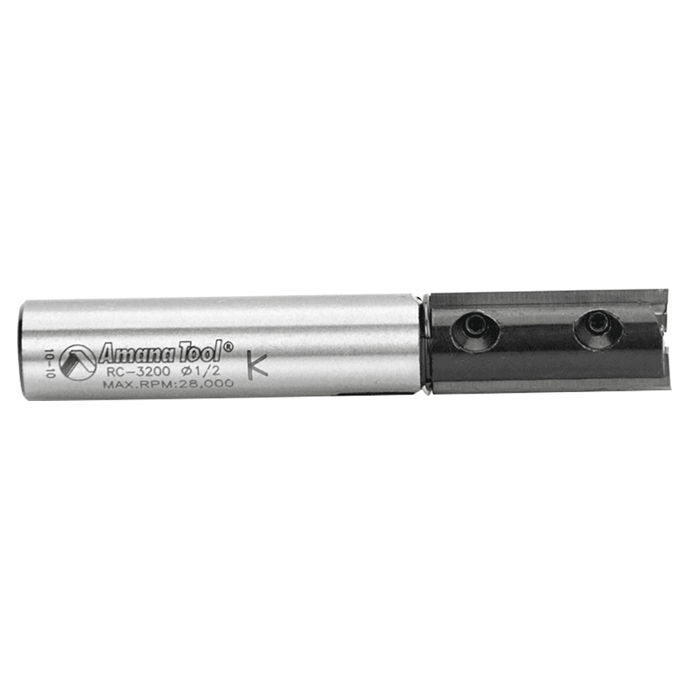 1/2" x 3-1/8" CNC Insert Straight Bit, 2-Flute, 1/2" Shank - Alt Image 1
