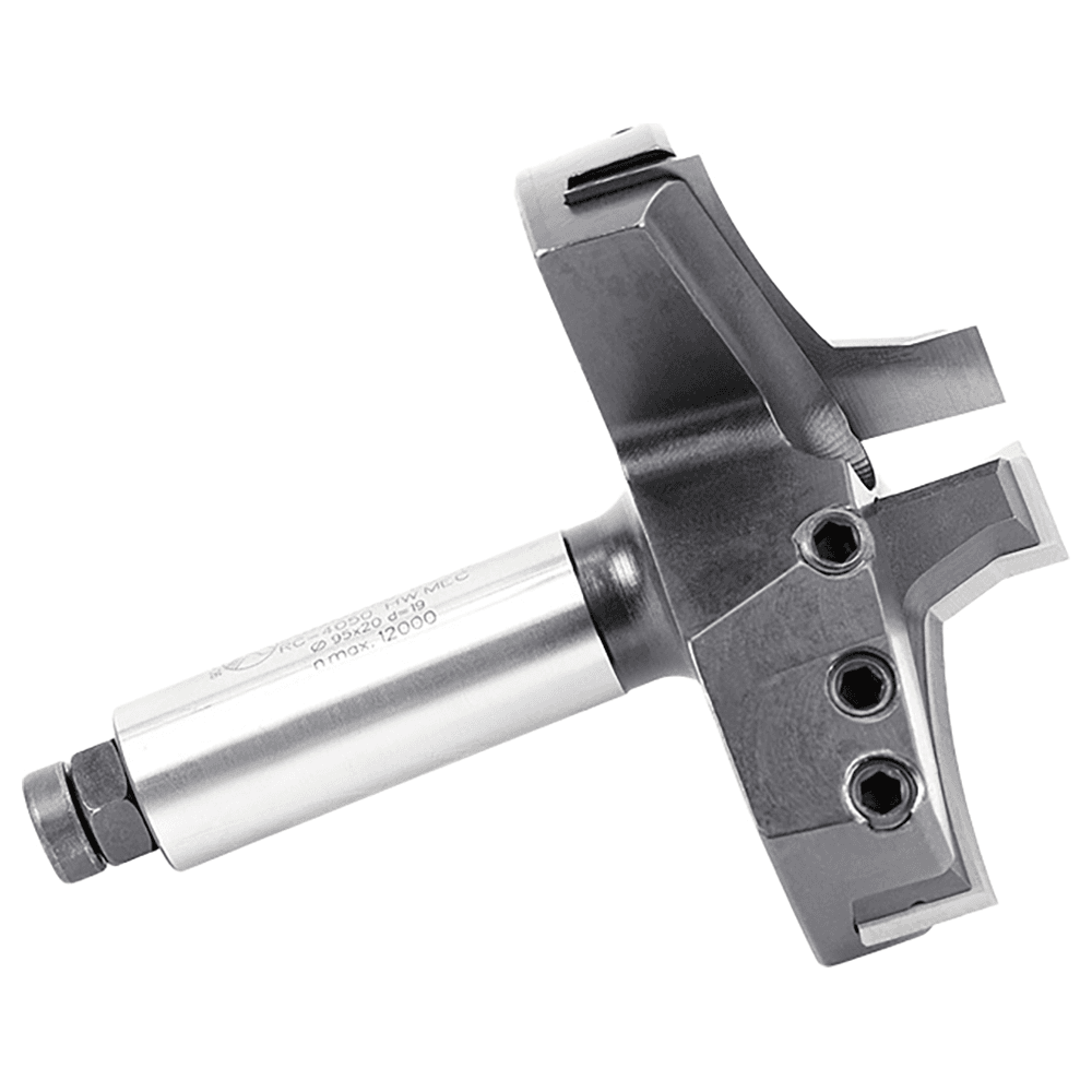 95mm x 20mm Solid Carbide CNC Insert Multi Profile Raised Panel Bit, 3-Flute, 3/4" Shank for Profile #1 Alt 2 - Image