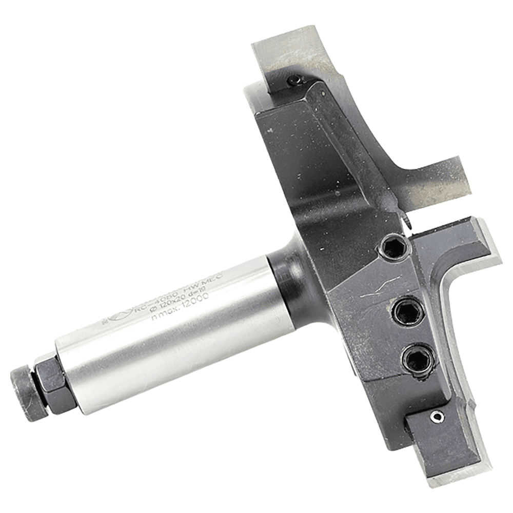 120mm x 20mm Solid Carbide CNC Insert Multi Profile Raised Panel Bit, 3-Flute, 3/4" Shank for Profile #4 Alt 2 - Image