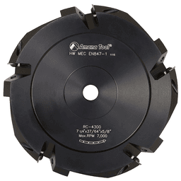 7-1/4" Dia x 5 Teeth Insert Carbide ACM 90° Double Edge V-Scoring Saw Blade Main - Image