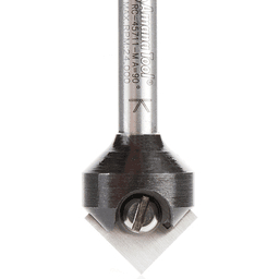 RC-45711-M 17.6mm x 8.5mm 90° In-Tech Insert V-Groove Router Bit, 1-Flute, 6mm Shank Alt 2 - Image