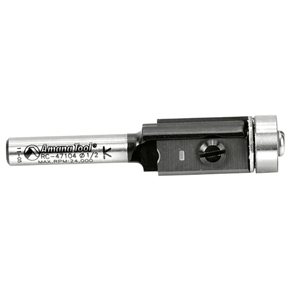 1/2" x 2-5/16" Insert Flush Trim Bit, 2-Flute, 1/4" Shank - Alt Image 1