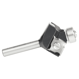 1-5/64" Dia x 3/8" x 1/16" Radius In-Tech Insert Corner Round, 2 Flute, 1/4" Shank Alt 1 - Image