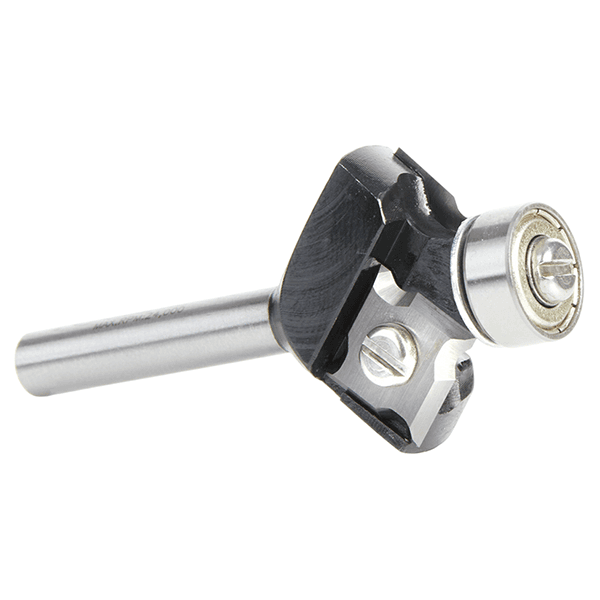 1-5/64" Dia x 3/8" x 1/16" Radius In-Tech Insert Corner Round, 2 Flute, 1/4" Shank Alt 2 - Image