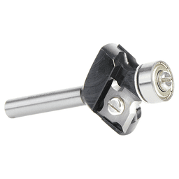 1-5/64" Dia x 3/8" x 1/16" Radius In-Tech Insert Corner Round, 2 Flute, 1/4" Shank Alt 2 - Image