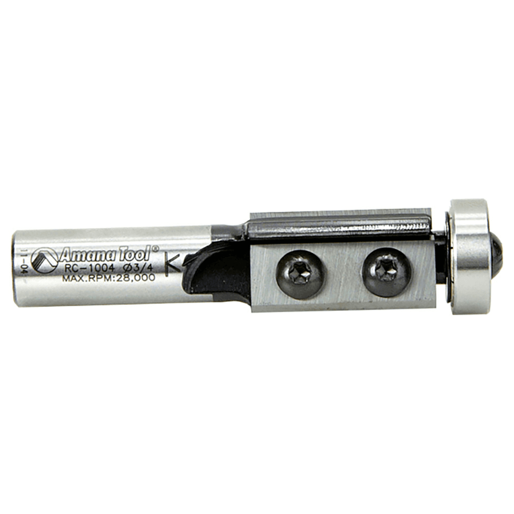 Amana Insert Flush Trim Bit - 2-Flute, 1/2" Shank - 4 Cutting Edges