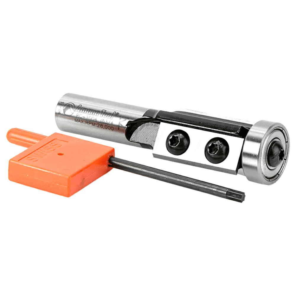 Production Environment Insert Tooling - 30mm Cutting Height - Amana Insert Flush Trim Bit