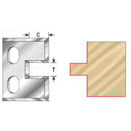 RCK-236 3/8" x 1-1/2" Insert Carbide Knives for Adjustable Tongue/Groove 61218 Alt 1 - Image