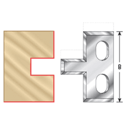 RCK-238 3/8" x 1-1/2" Insert Carbide Knives for Adjustable Tongue/Groove 61218 Alt 1 - Image