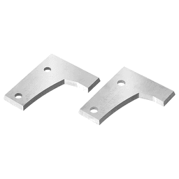 RCK-320 44mm x 35mm x 2mm CNC Insert Knives for 3-Flute, Multi-Profile RC-4050, Pair of 2 Main - Image