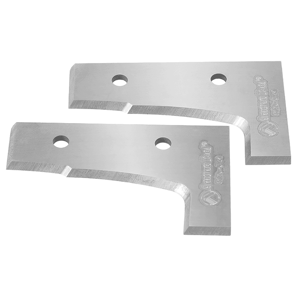 RCK-326 56.7mm x 35mm x 2mm CNC Insert Knives for 3-Flute, Multi-Profile RC-4080, Pair of 2 Alt 1 - Image