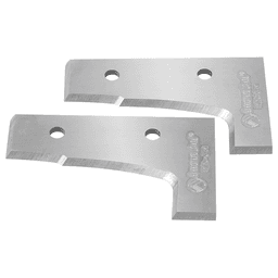 RCK-326 56.7mm x 35mm x 2mm CNC Insert Knives for 3-Flute, Multi-Profile RC-4080, Pair of 2 Alt 1 - Image