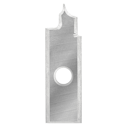 RCK-416 7/64" x 1/8" Radius Solid Carbide Point Round Over Insert Engraving Knife for In-Groove System Alt 2 - Image