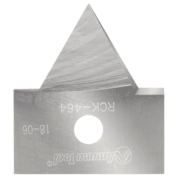 RCK-464 7/8" x 1/2" 60° Solid Carbide Insert Knife for Tru Point V-Groove Insert CNC System Alt 2 - Image