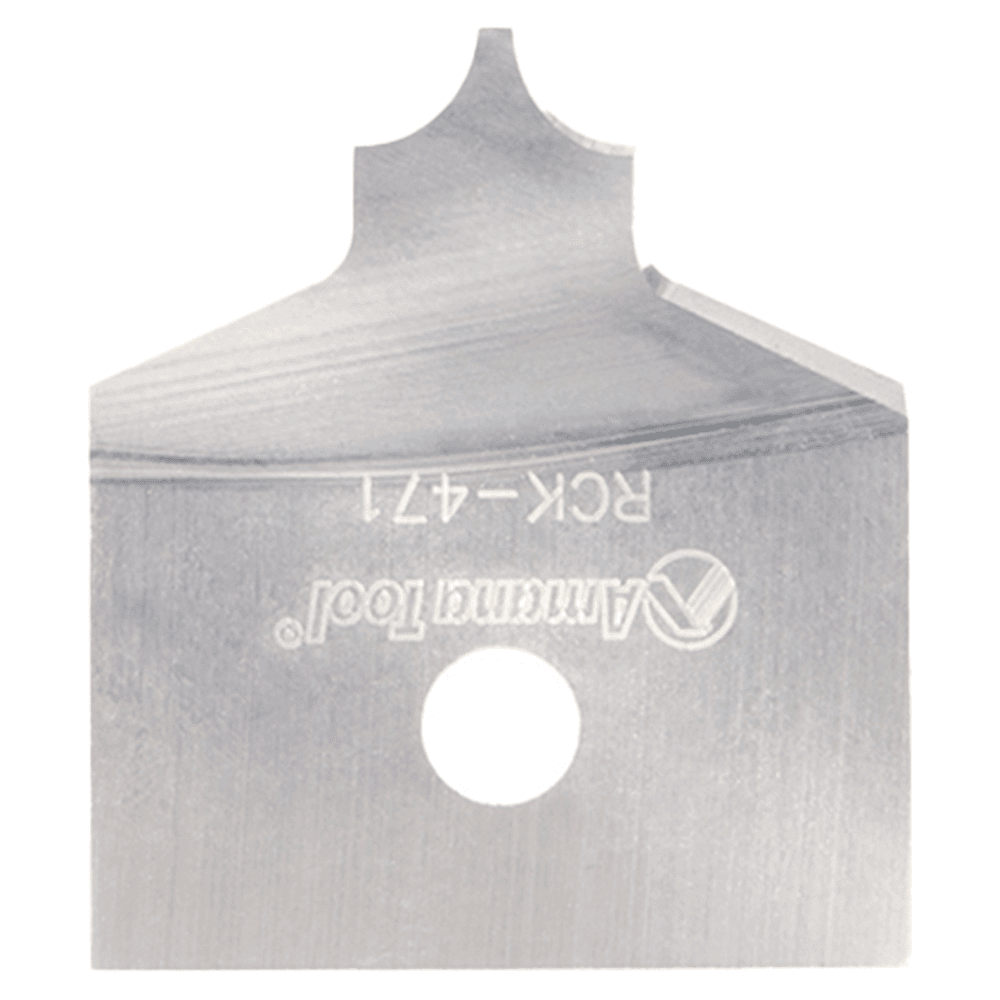 RCK-471 7/8" x 1/8" Radius Solid Carbide Insert Knife for Tru Point Roundover Insert CNC System Alt 2 - Image