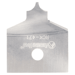 RCK-471 7/8" x 1/8" Radius Solid Carbide Insert Knife for Tru Point Roundover Insert CNC System Alt 2 - Image