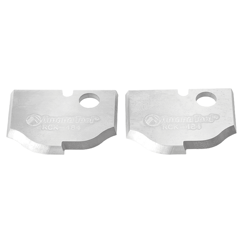 Solid Carbide Ogee MDF/Wood Raised Panel Insert Knives for RC-2484 (2 Pieces) Alt 1 - Image