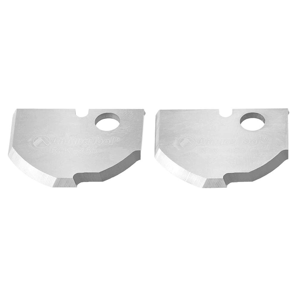 Solid Carbide Cove MDF/Wood Raised Panel Insert Knives for RC-2485 (2 Pieces) Alt 1 - Image