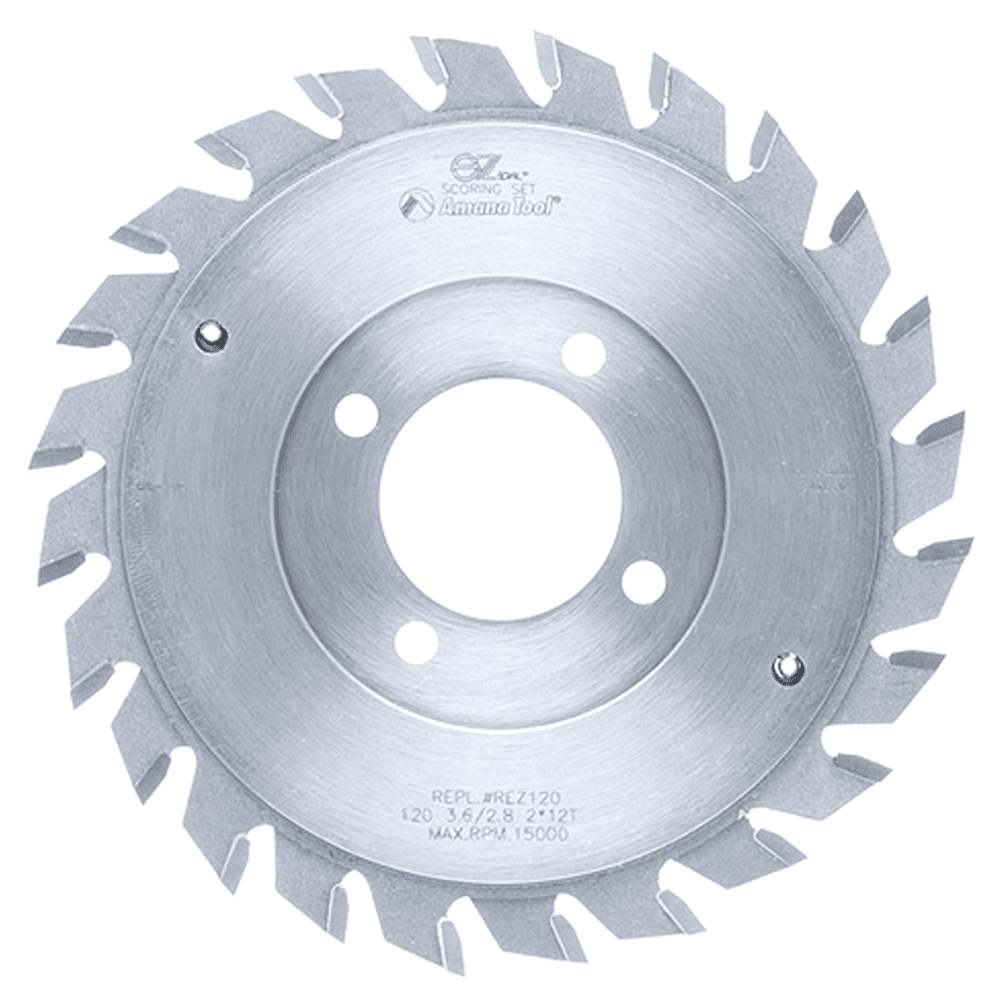 120mm x 24 Teeth EZ Dial Adjustable Scoring Set Replacement Saw Blade - Main Image