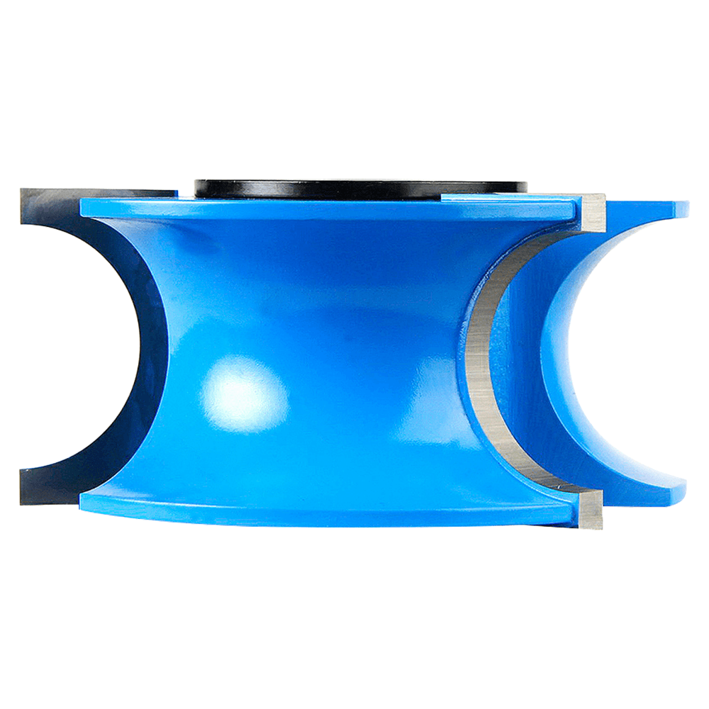 3-9/16" Dia x 1-5/8" Carbide Tipped 3-Wing Bull Nose Bit, 5/8" Radius x 1-1/4" Bead Radius, 1" and 1-1/4" Bore Alt 2 - Image
