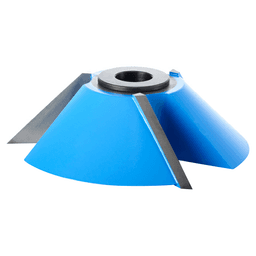 3-1/2" Dia x 1" Carbide Tipped 3-Wing Bevel 45°, 1/2" and 3/4" Bore Main - Image