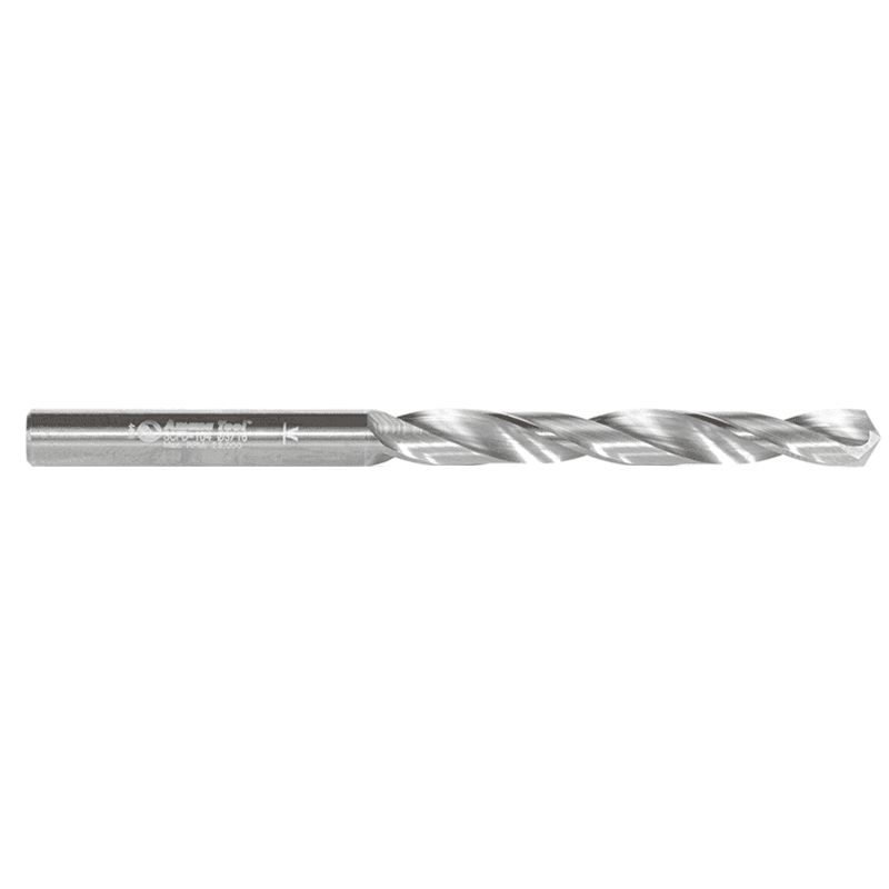 3/16" x 2-3/4" CNC 4-Facet 118&#730; Drill Point Bit, 3/16" Shank - Alt Image 1
