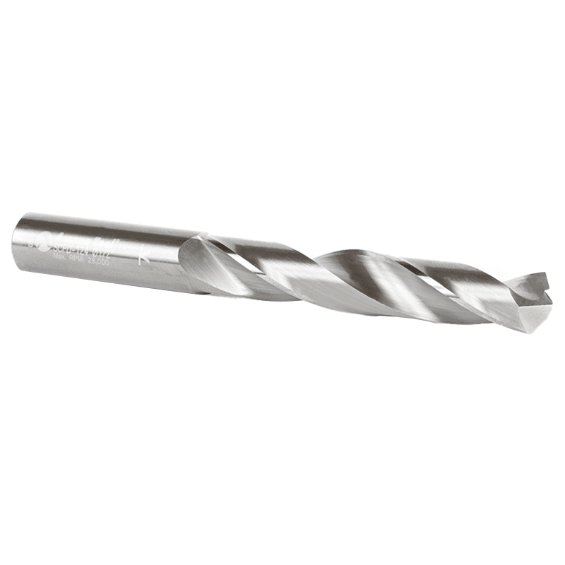 1/2" x 4-3/4" CNC 4-Facet 118&#730; Drill Point Bit, 1/2" Shank - Alt Image 2