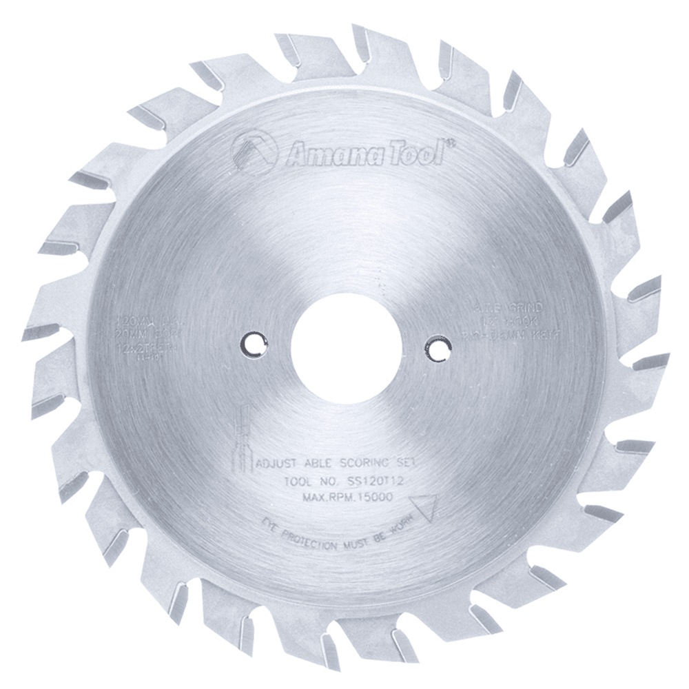 120mm x 24 Teeth Adjustable Type Scoring Saw Blade - Main Image