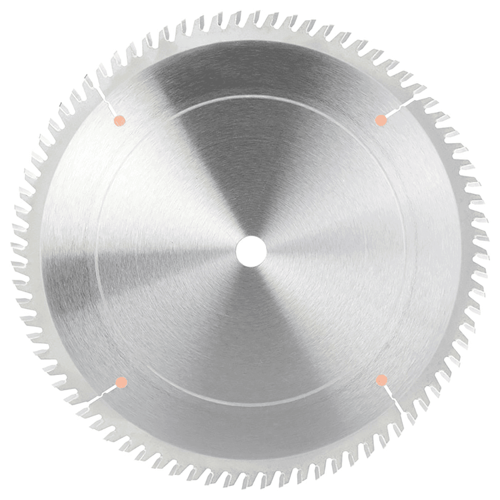 10" x 80 Teeth Thin Kerf Trim Saw Blade, Triple Chip Grind - Main Image