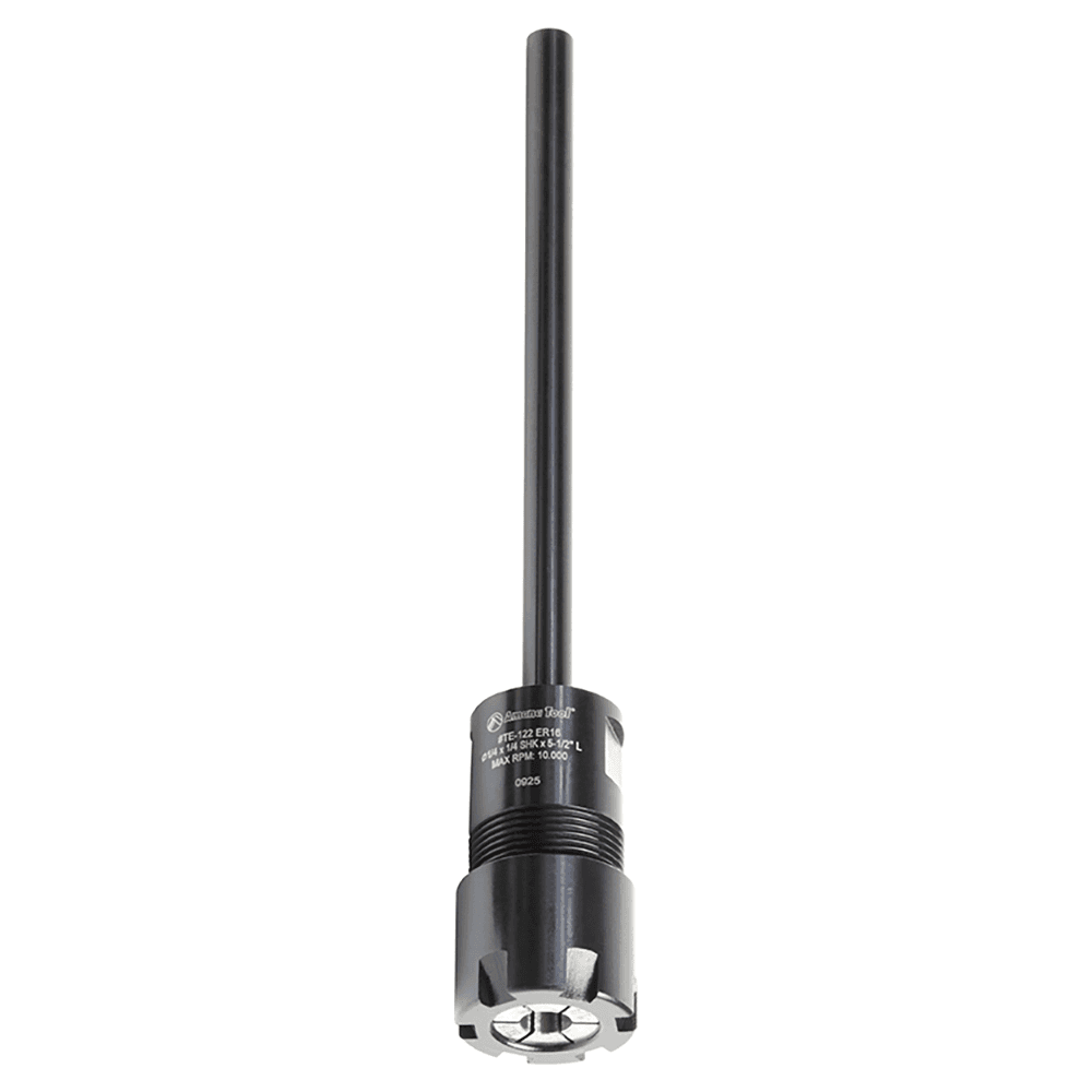 5-1/2" Length x 55/64" Dia x 1/4" Inner Dia CNC High Precision Tool Holder Extension, 1/4" Shank Main - Image