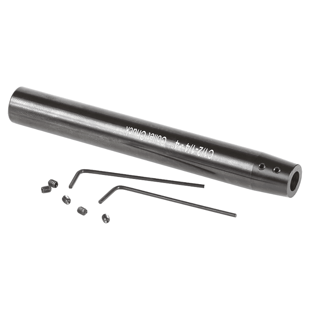 4" Length x 1/4" Inner Dia CNC Narrow Reach Tool Holder Extension, 1/2" Shank Alt 2 - Image