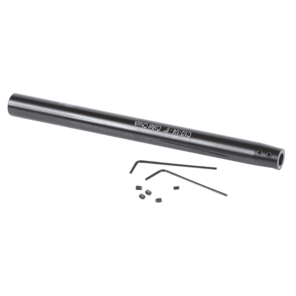 6" Length x 1/4" Inner Dia CNC Narrow Reach Tool Holder Extension, 1/2" Shank Alt 2 - Image