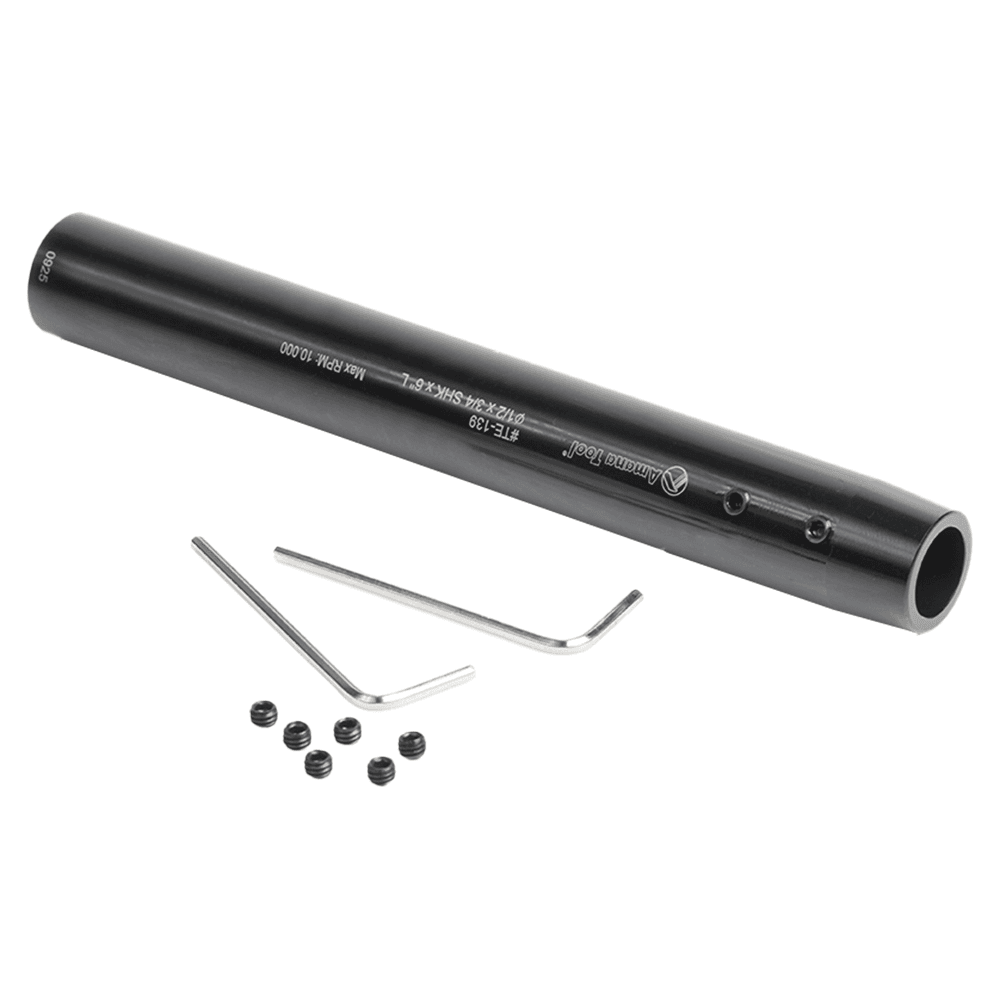 6" Length x 1/2" Inner Dia CNC Narrow Reach Tool Holder Extension, 3/4" Shank Alt 2 - Image