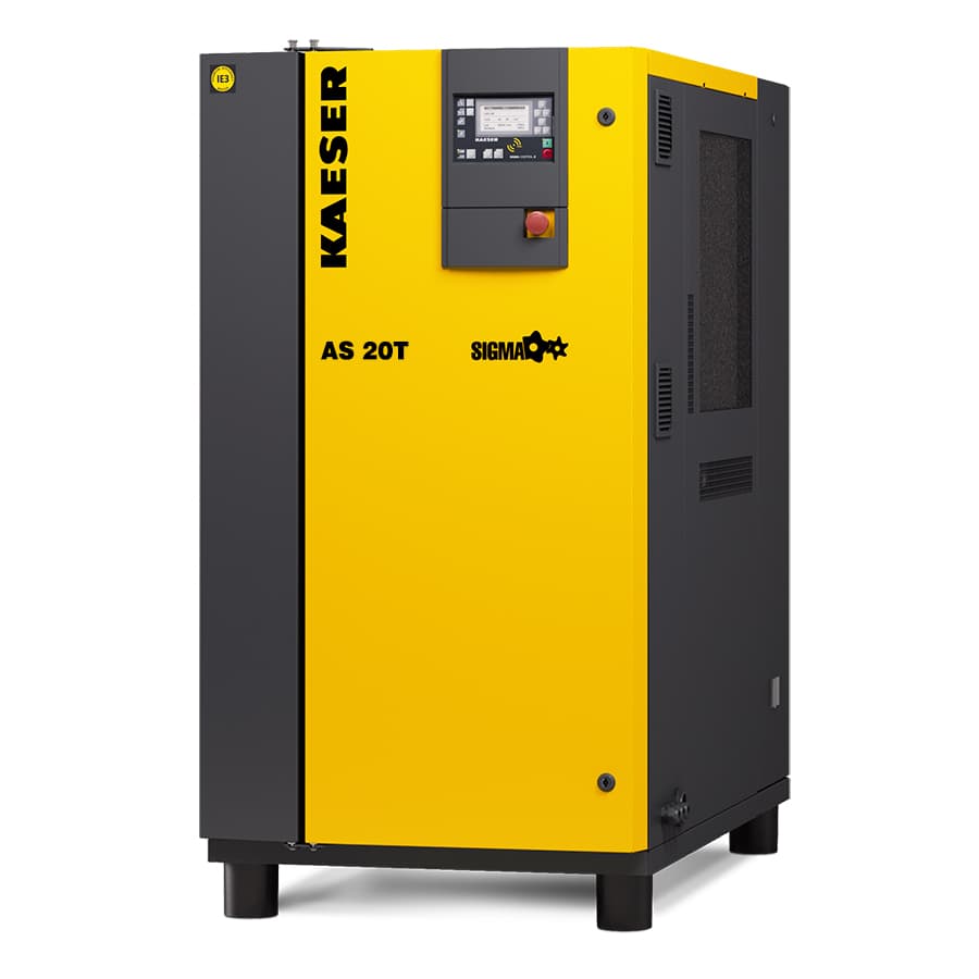Kaeser AS 20T 20hp Rotary Screw Compressor with Integrated Refrigerated Dryer