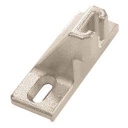Compact 33 Edge Mount Mounting Plate, Nickel-Plated, Screw-On, 1/4" Overlay - Main Image