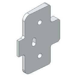 Clip Top +5˚ 7mm Angled Spacer, Nickel-Plated - Alt Image 1