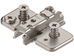 Clip Cam Adjustable Wing Mounting Plate, Nickel-Plated, system Screw, 3mm - Main Image