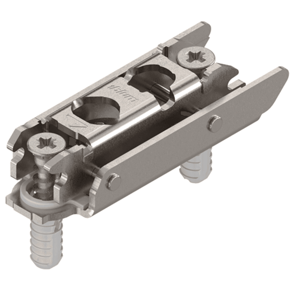 Clip Cam Adjustable In-Line Mounting Plate, Nickel-Plated, Expando, 3mm - Main Image