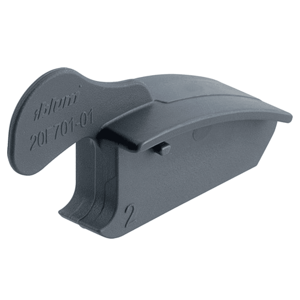 Aventos HF 104˚ Opening Angle Restriction Clip, Dark Gray - Alt Image 1