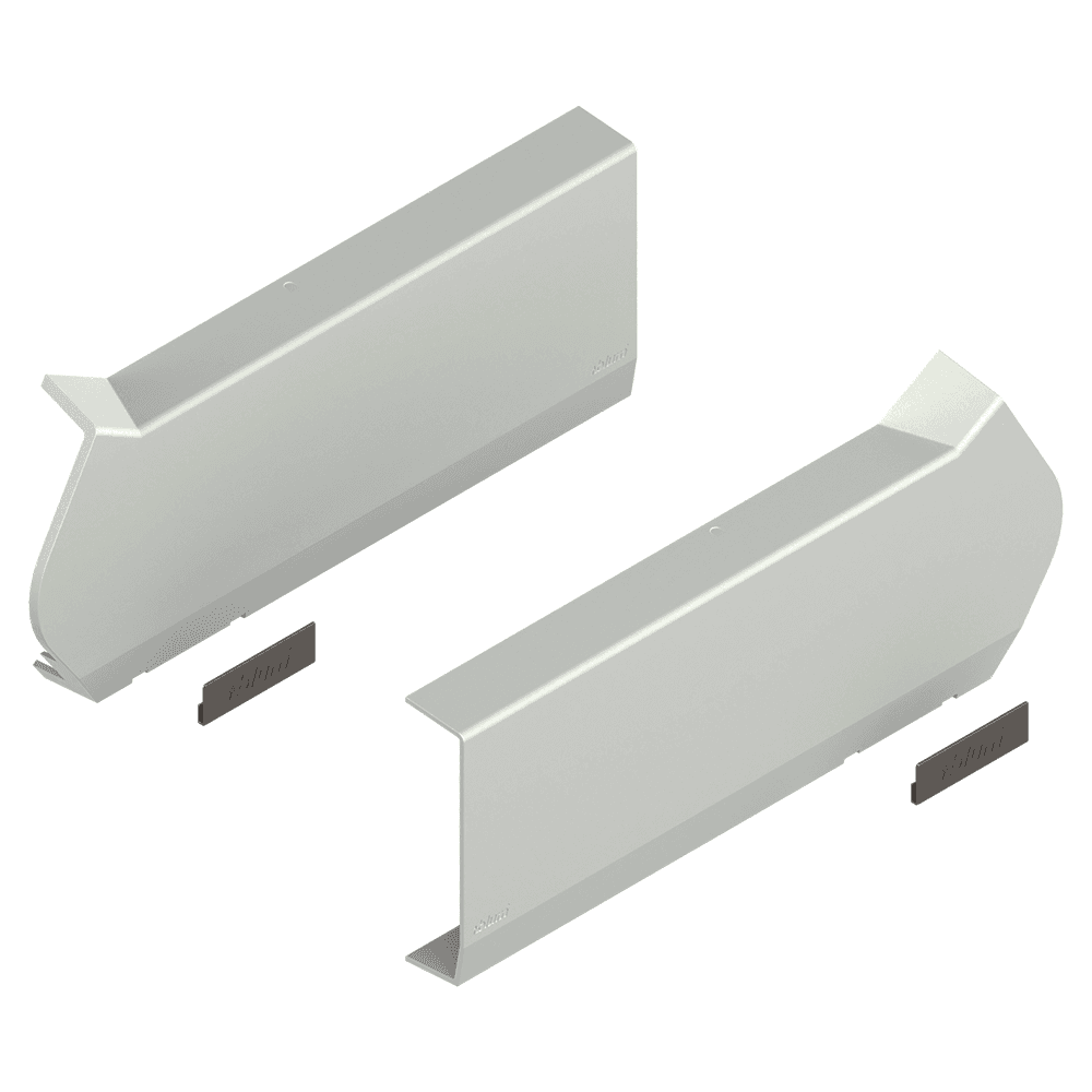 Aventos HF Large Cover Cap Set, Silk White - Main Image