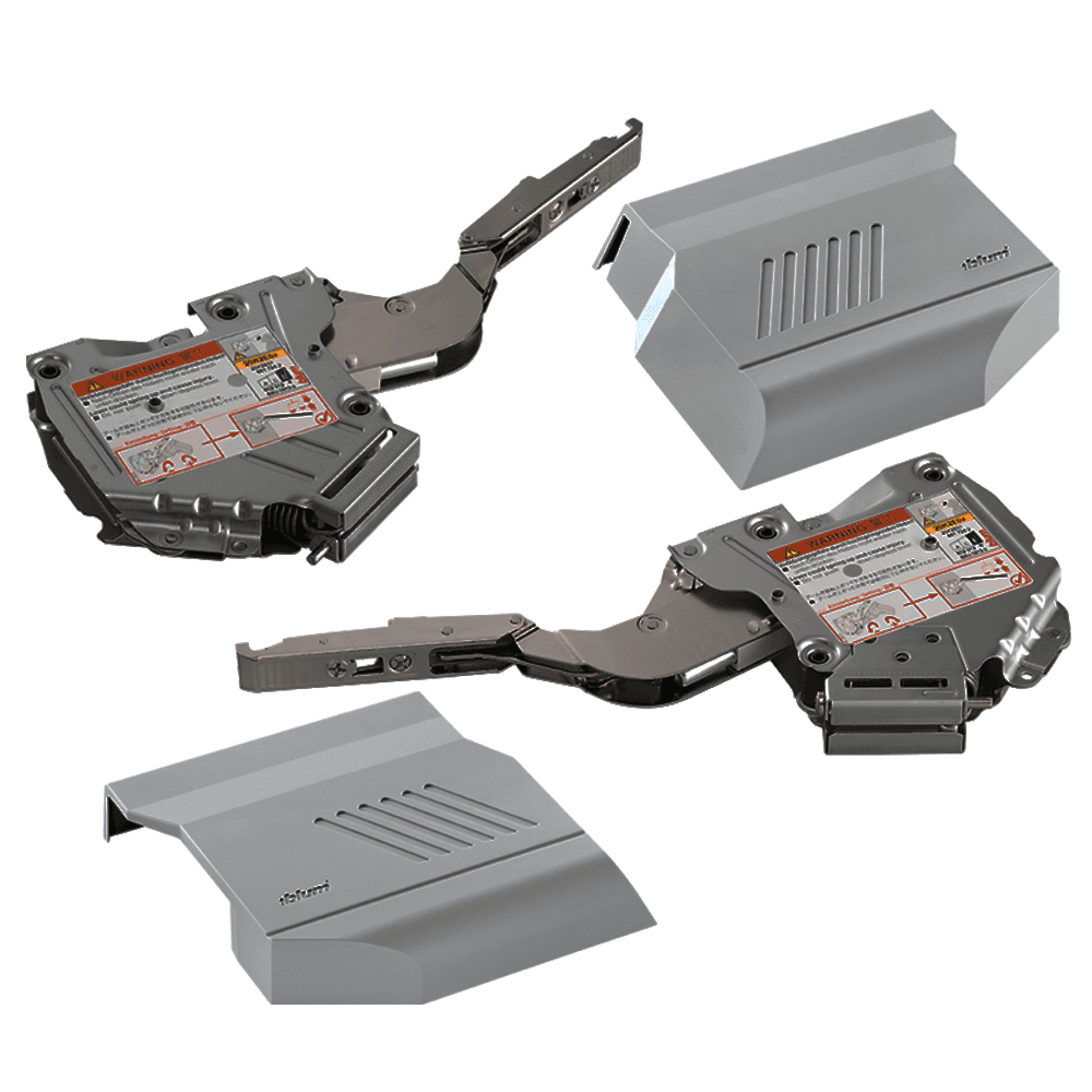 Aventos HK-S Lift Mechanism Set, Silk White, Power Factor 19 - 39 - Main Image