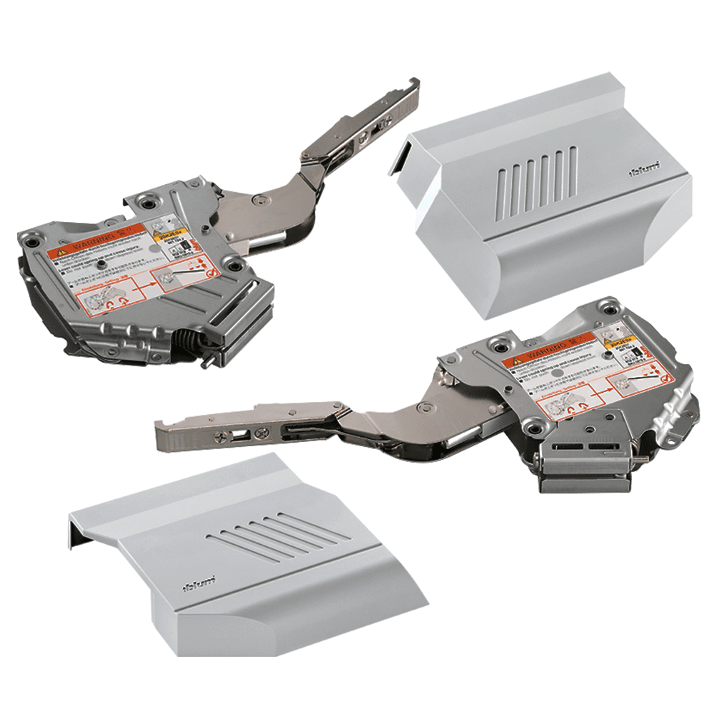 Aventos HK-S Lift Mechanism Set, Silk White, Power Factor 40 - 85 - Main Image