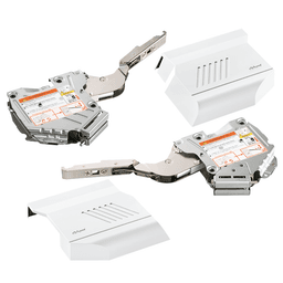Aventos HK-S Tip-On Lift Mechanism/Cover Set, Silk White, Power Factor 86 - 177 - Main Image