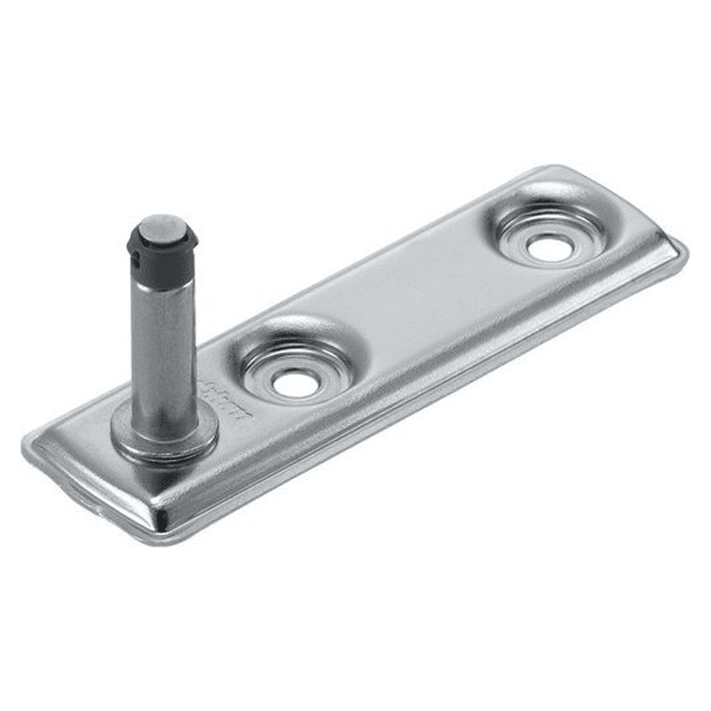 Aventos HK-XS Cabinet Mounting Plate, Nickel-Plated - Alt Image 1