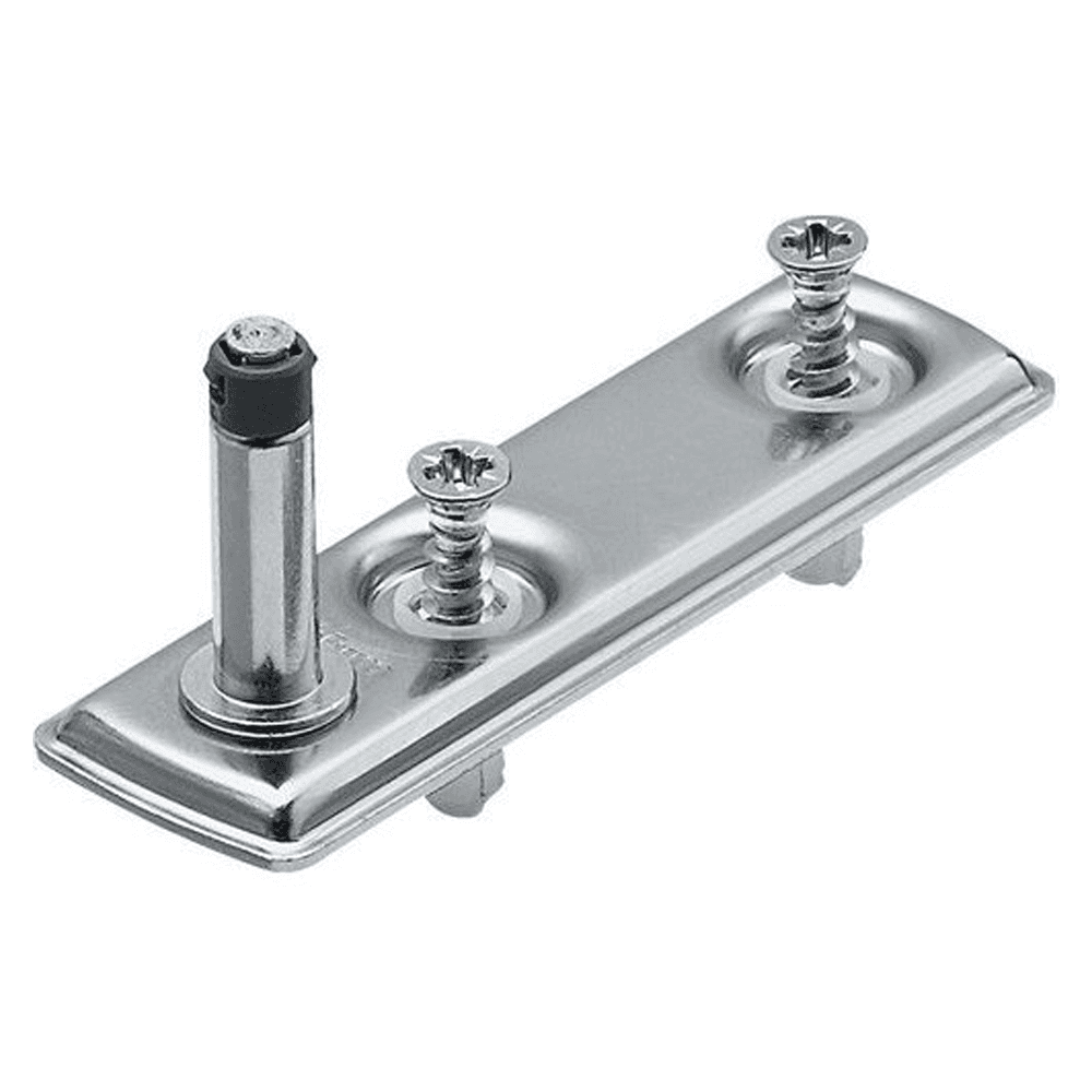 Aventos HK-XS Cabinet Mounting Plate, Nickel-Plated - Main Image