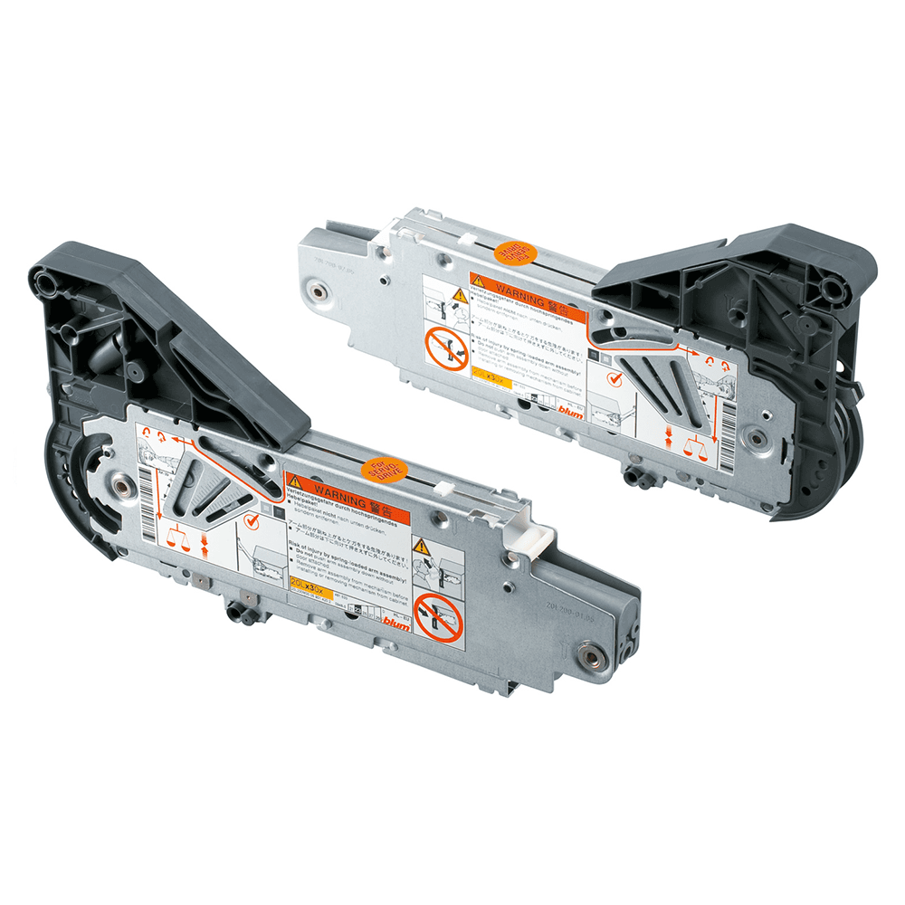 Aventos HL Lift Mechanism Set, Zinc-Plated, Door Weight 19lb - 44lb - Alt Image 1