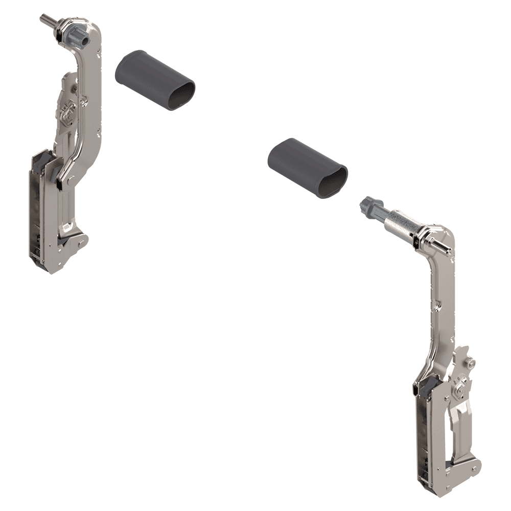 Aventos HL Top Lift Up Lever Set, Nickel-Plated, 300mm - 349mm Cabinet Height Main - Image